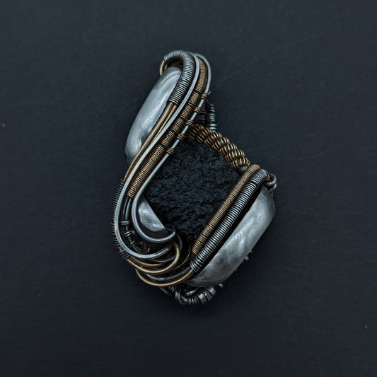 Moldavite 'Domed' Pendant