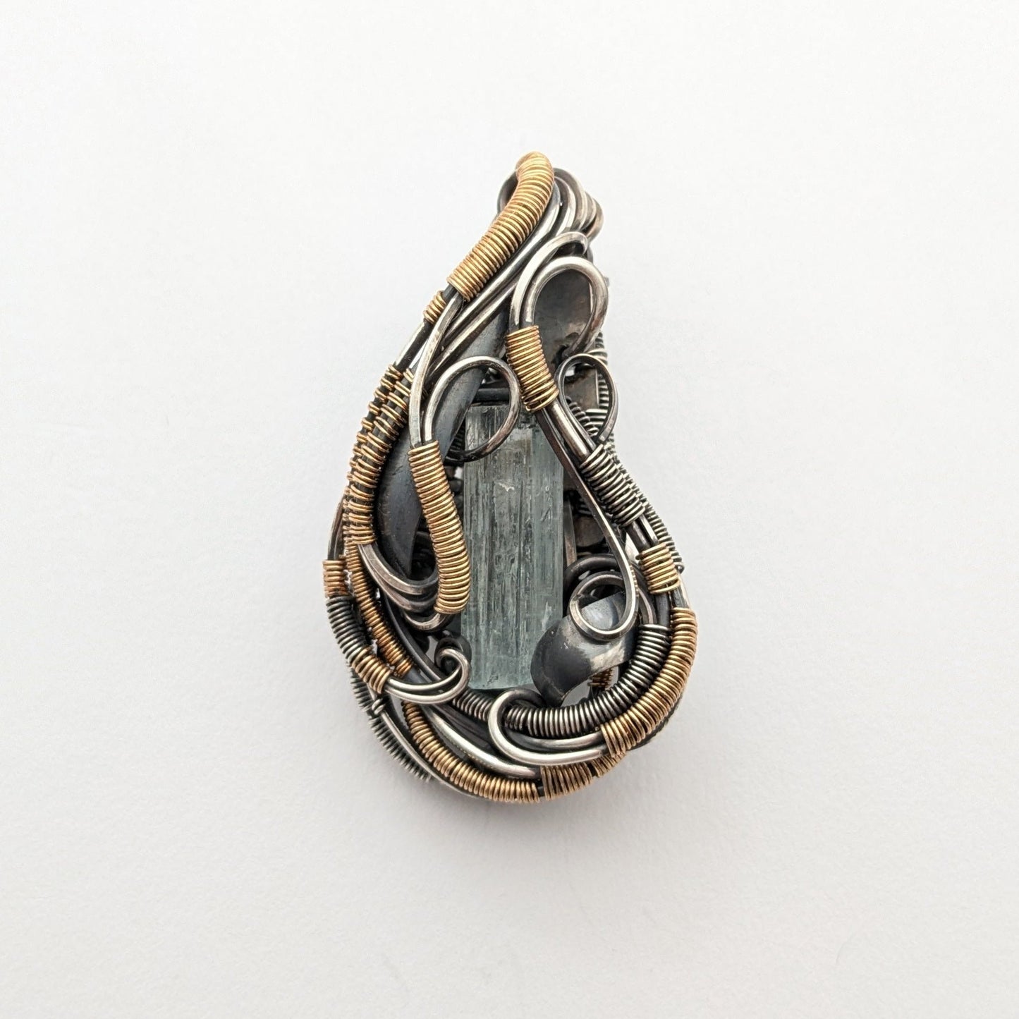 Aquamarine 'Domed' Pendant