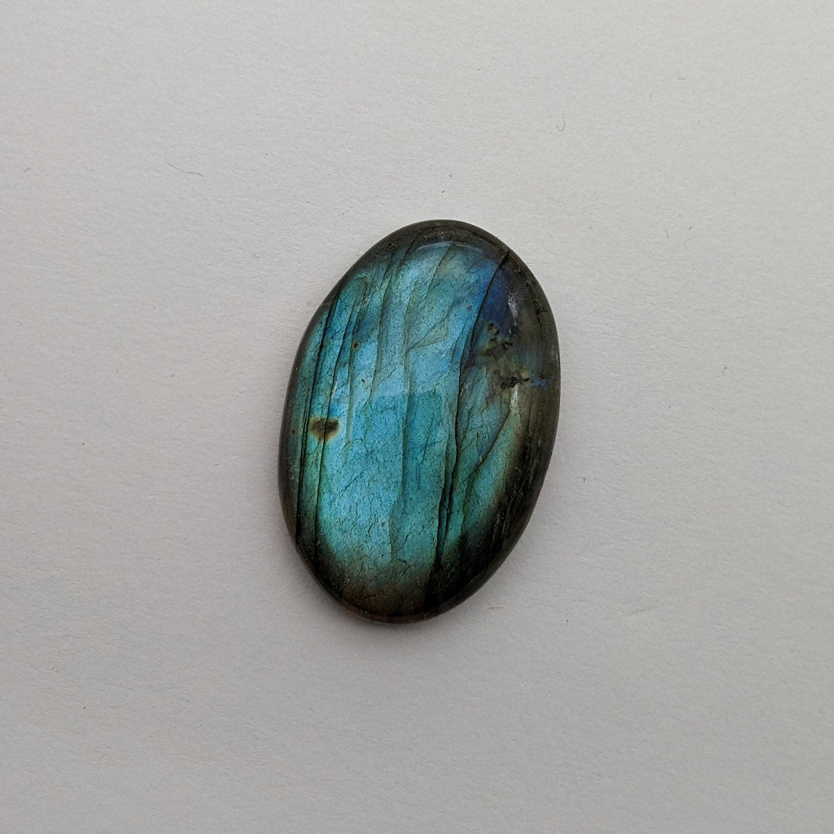 Labradorite Cabochon, 33 mm x 22 mm, 46.30 carats